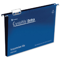 Rexel Crystalfile Susn File Blu Pk25 Rexel Crystalfile Susn File Blu Pk25