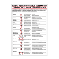 Poster Health Hazards In Workplace