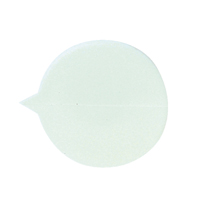 Gosecure Plain Round Seals Wht Pk500