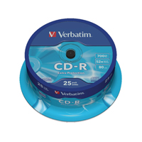 Verbatim CD-R Nonprintable Spd Pk25