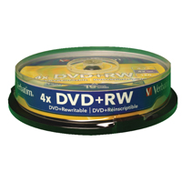 Verbatim DVD + Rw Non Print 10