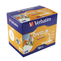 Verbatim DVD-R Jwl Cs Print Pk10