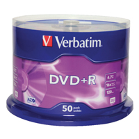 Verbatim DVD+R 4.7Gb Spindl Of 50 Verbatim DVD+R 4.7Gb Spindl Of 50