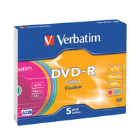 Vertbatim DVD-R 16x 4.7Gb Pk5 JwLCse