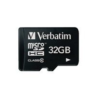 Verbatim MicroSDHC Card CL/10 32Gb