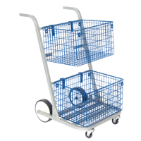 GoSecure Major Mail Trolley Silver