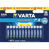 Varta High Energy AAA Battery Pk12