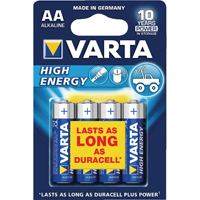 Varta High Energy AA Battery Pk4