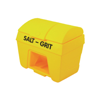 Salt/Grit Bin with Hopper 200L Ylw