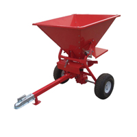 Red 350lb ATV Salt Spreader 160L