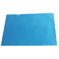 Cut Flush Folder Blue A4 Pk100