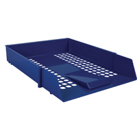 Blue Plastic Letter Tray Pk12