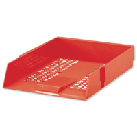 Np Contract Letter Tray Red