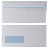 Envelope DL Window White SS Pk1000